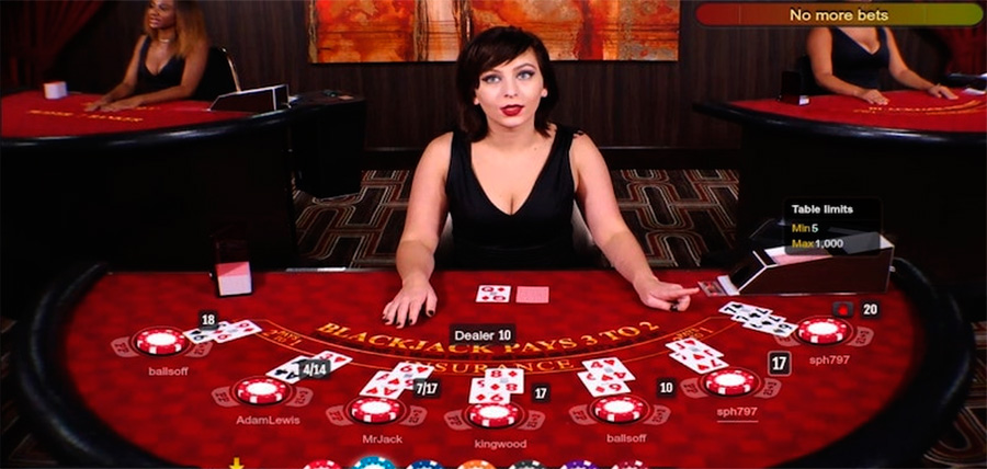 blackjack with dealer